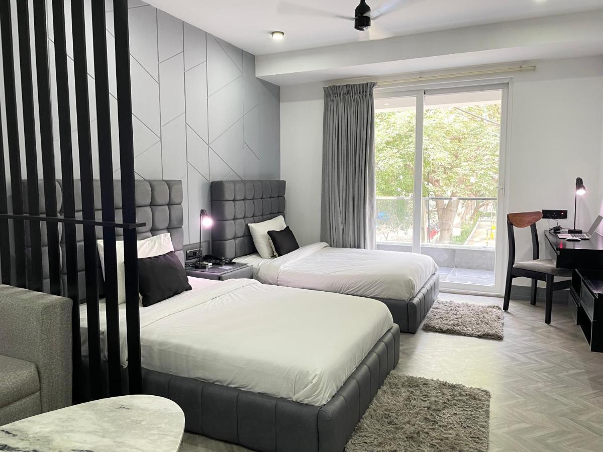 Bedchambers Serviced Apartments, Mg Road Gurgaon Dış mekan fotoğraf