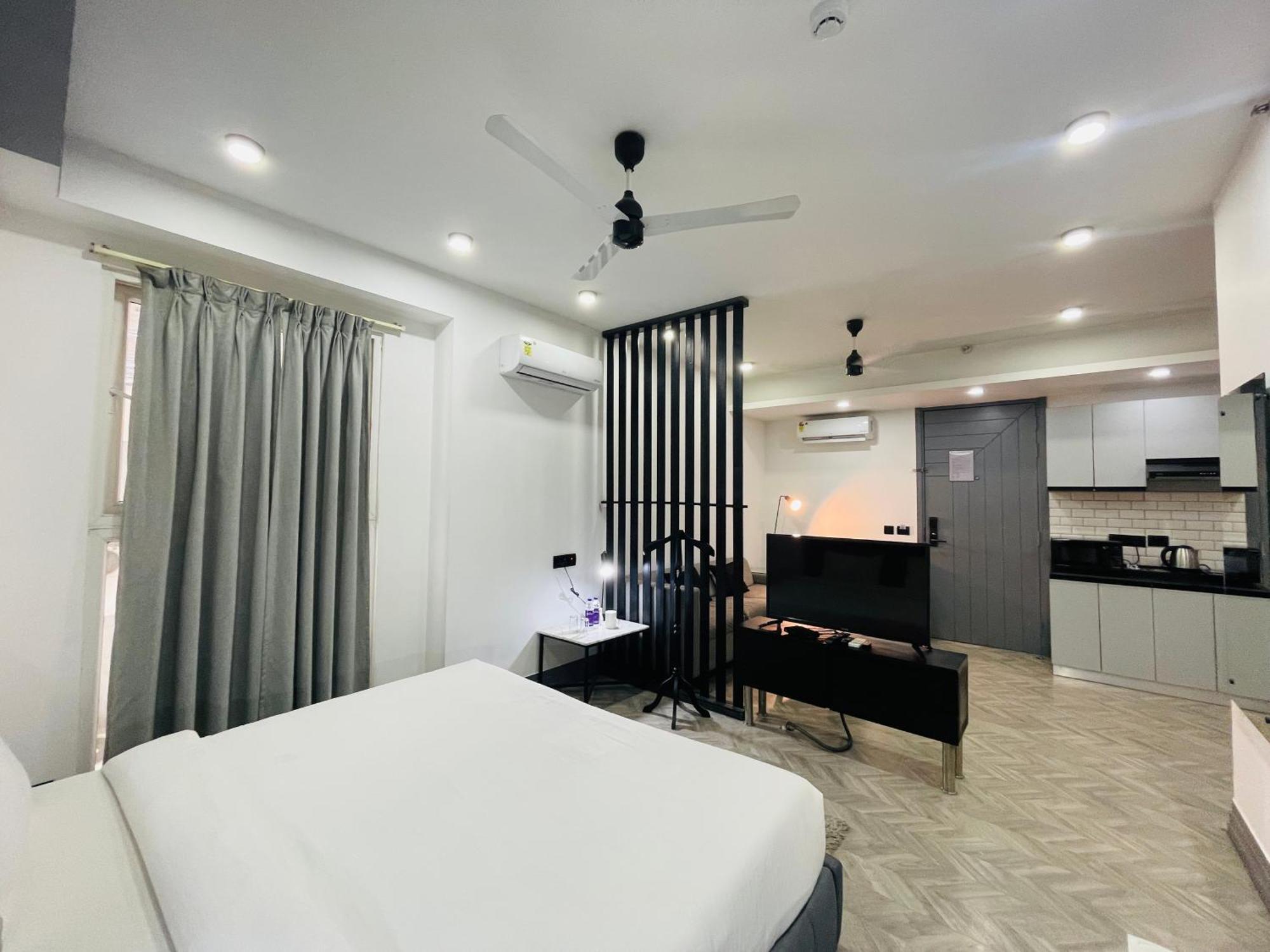 Bedchambers Serviced Apartments, Mg Road Gurgaon Dış mekan fotoğraf